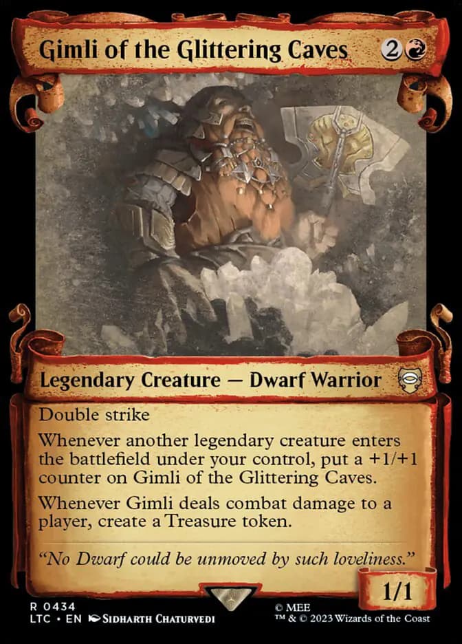 Gimli of the Glittering Caves (Tales of Middle-earth Commander) #434 - buy magic cards Gimli of the Glittering Caves (Tales of Middle-earth Commander) #434 - buy magic cards