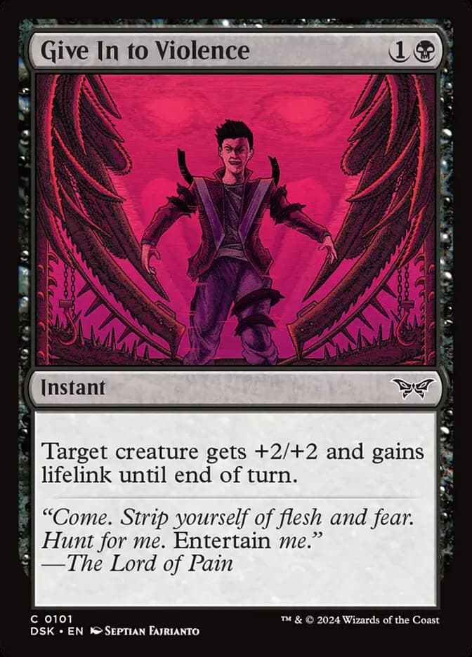 Card image of Give In to Violence