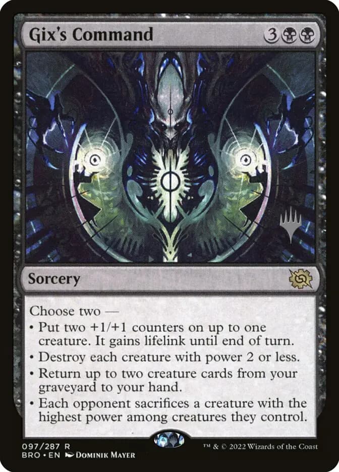 Card image of Gix's Command