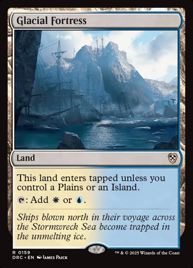 Card image of Glacial Fortress