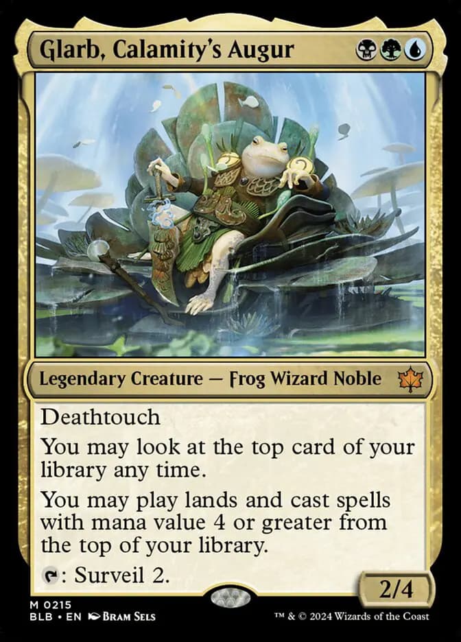Card image of Glarb, Calamity's Augur