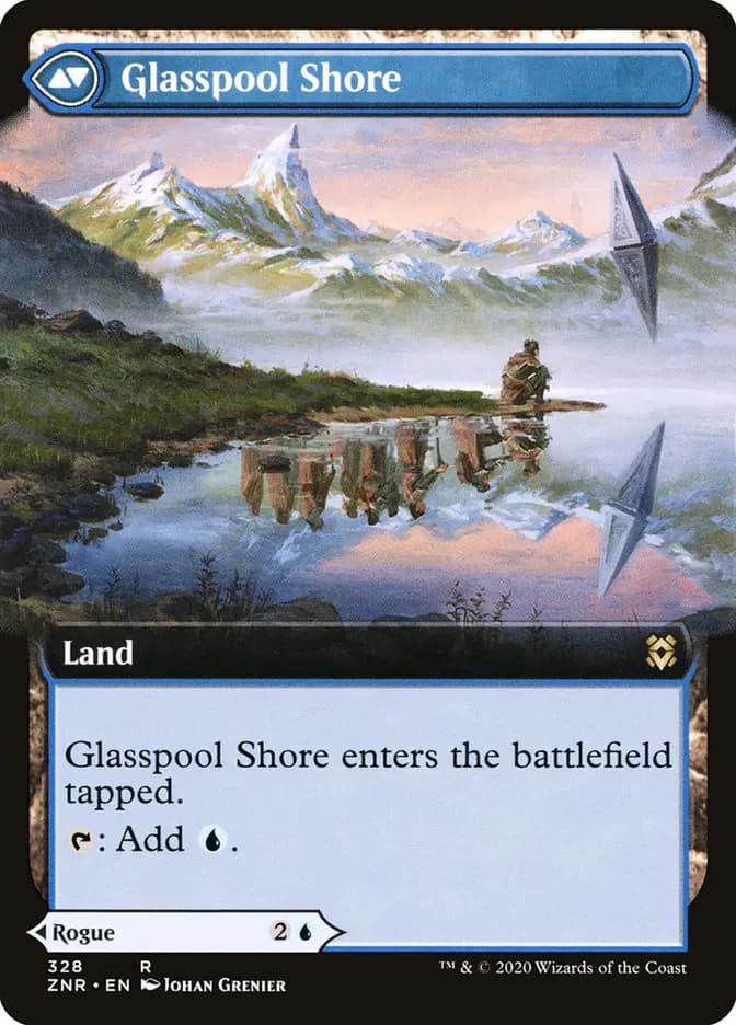 Card image of Glasspool Mimic / Glasspool Shore