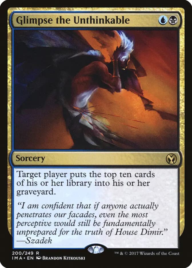 Card image of Glimpse the Unthinkable
