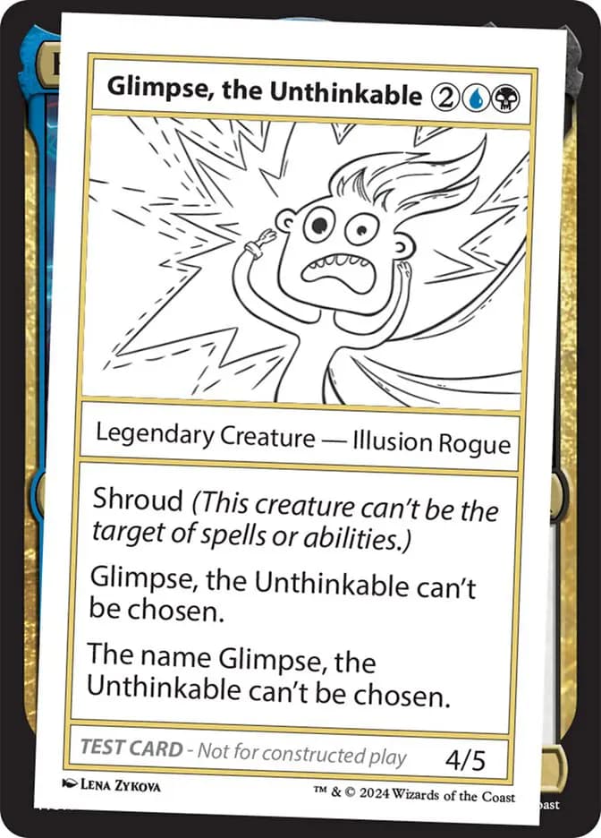 Card image of Glimpse, the Unthinkable