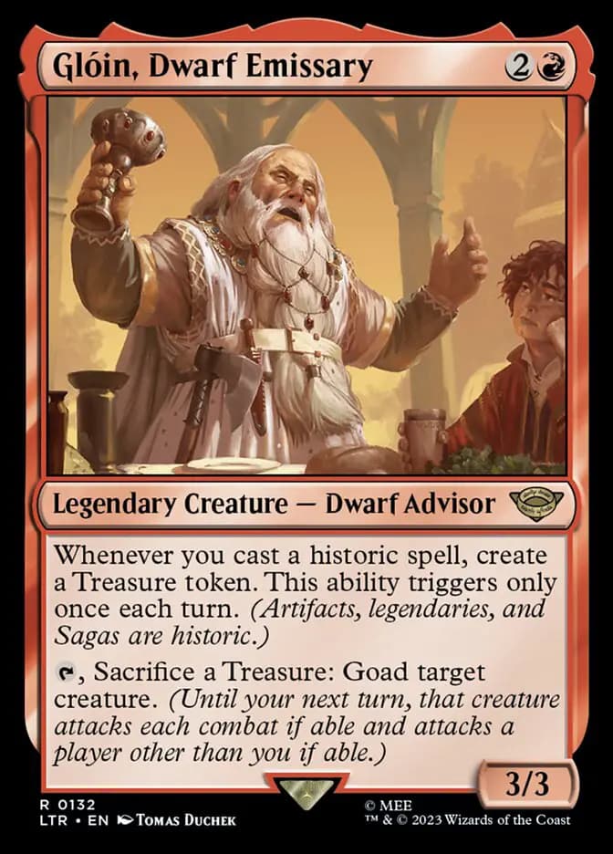 Card image of Glóin, Dwarf Emissary