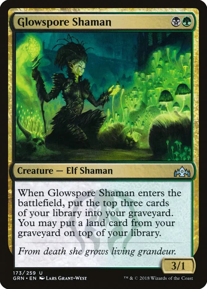 Card image of Glowspore Shaman
