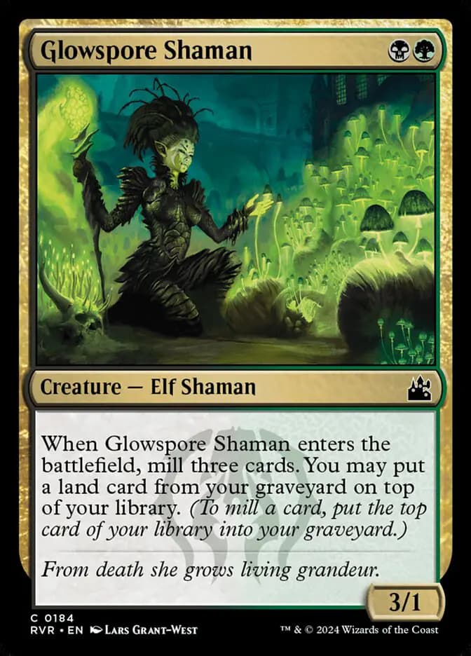 Card image of Glowspore Shaman