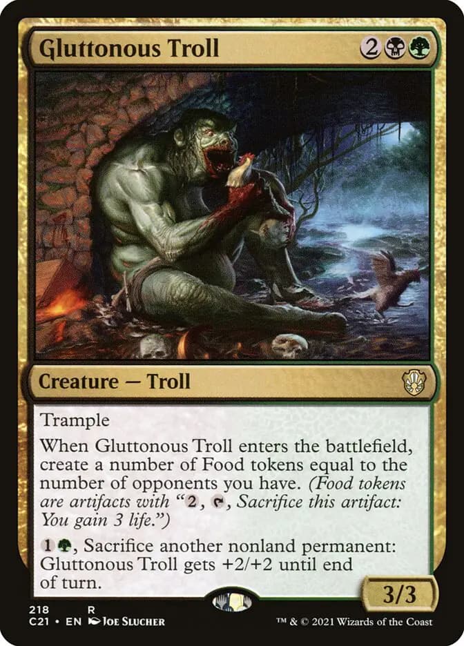 Card image of Gluttonous Troll