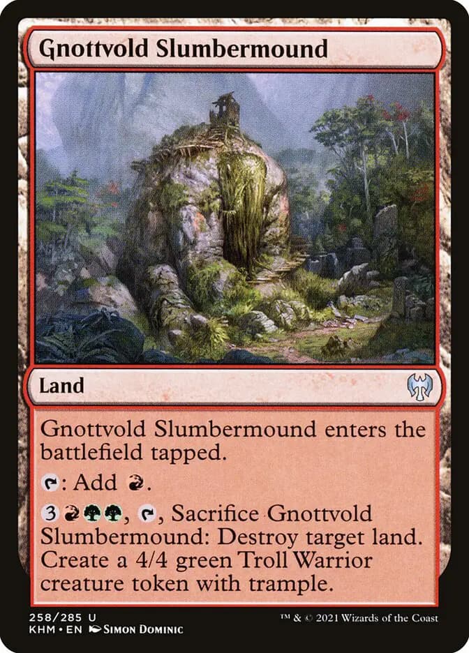 Card image of Gnottvold Slumbermound