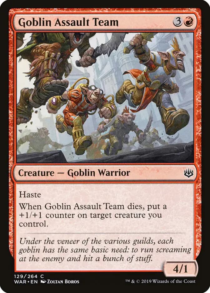 Card image of Goblin Assault Team