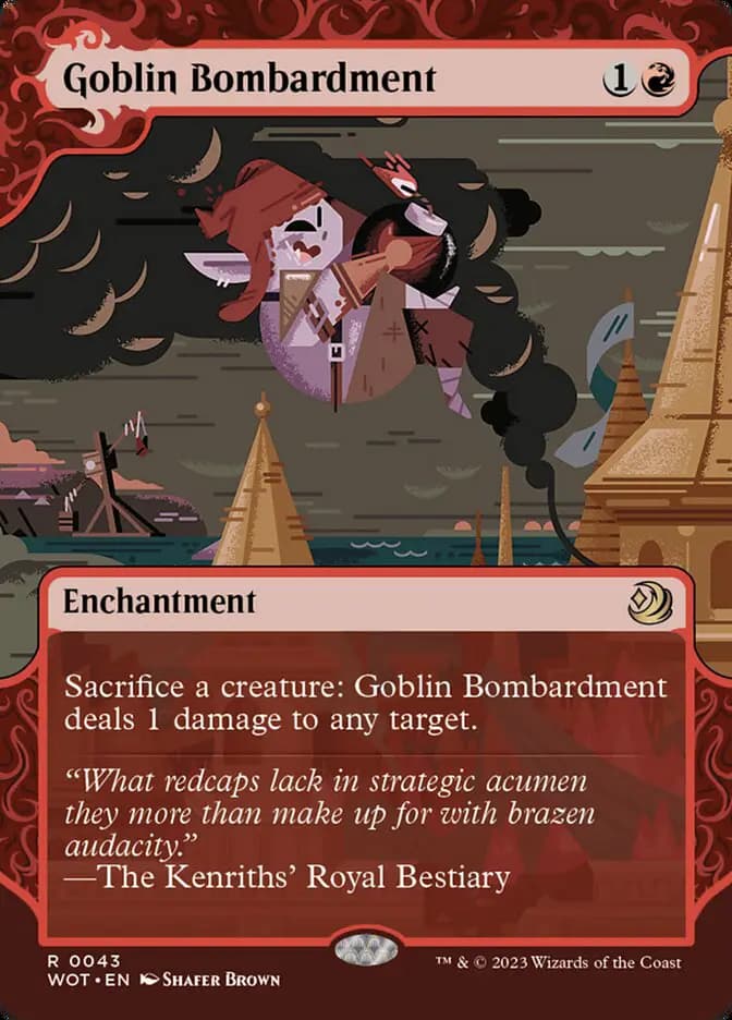Card image of Goblin Bombardment