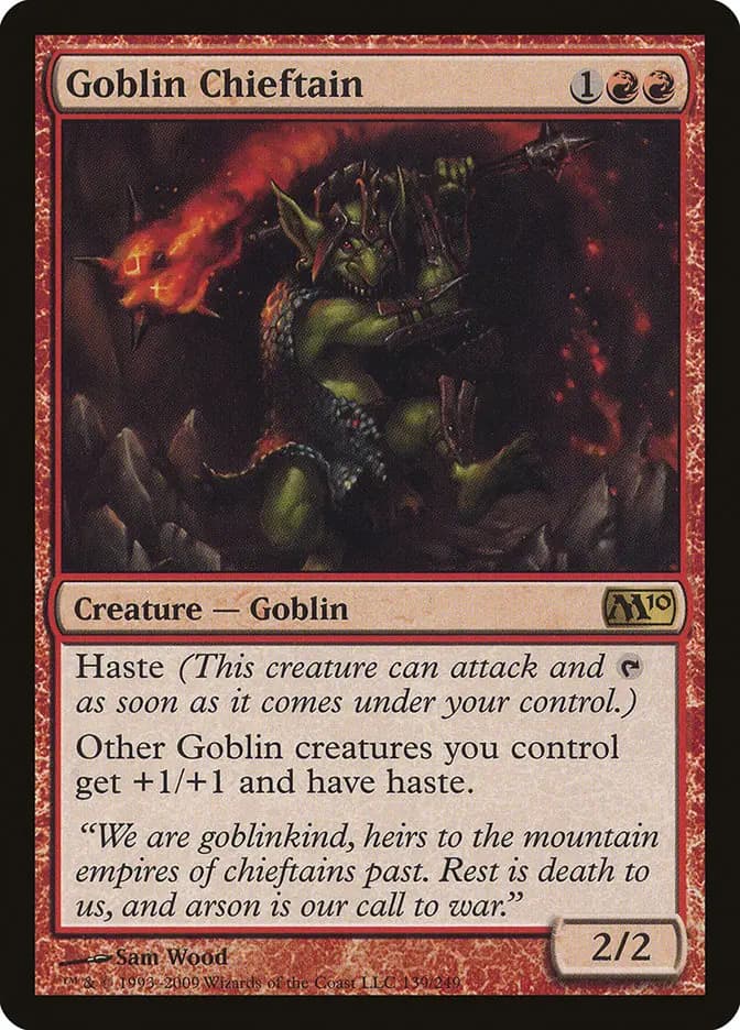 Card image of Goblin Chieftain