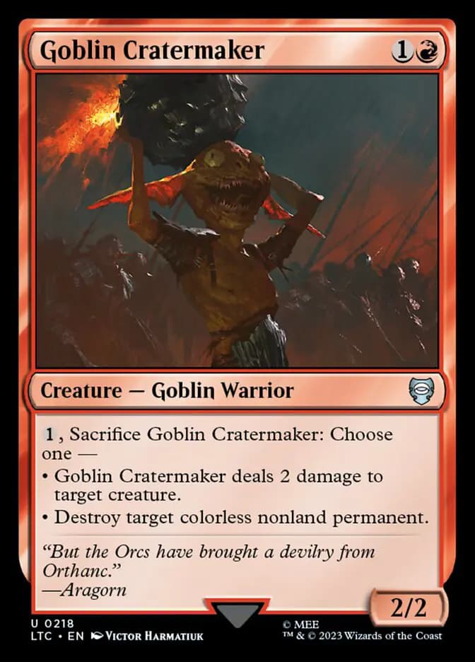 Card image of Goblin Cratermaker