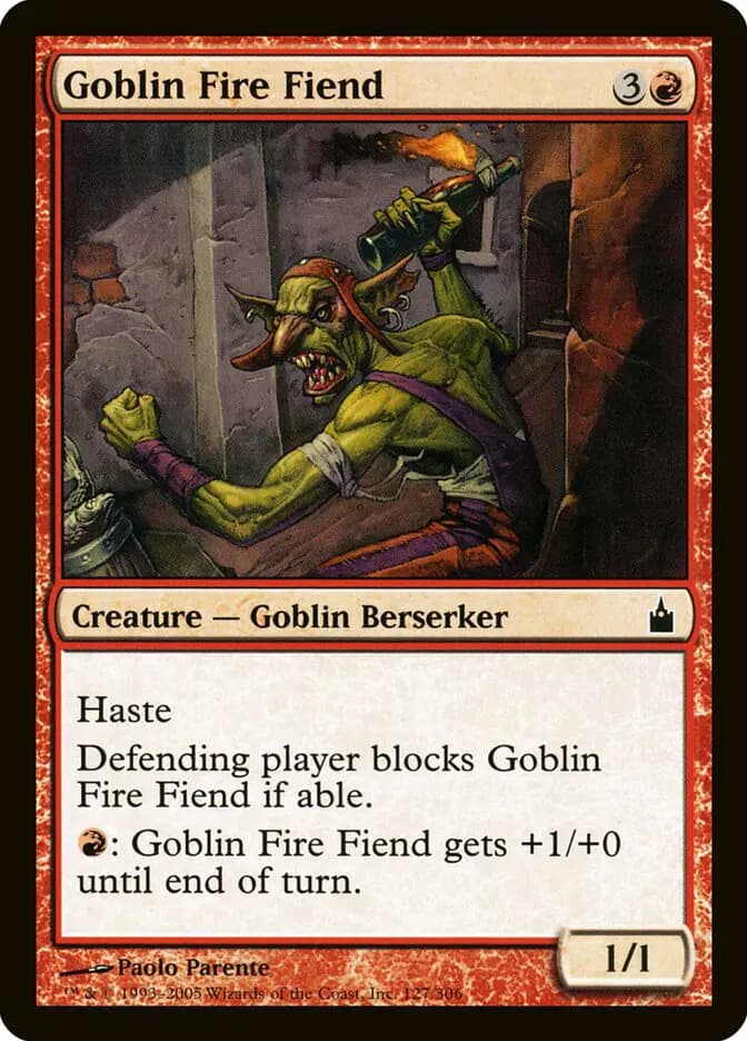Card image of Goblin Fire Fiend