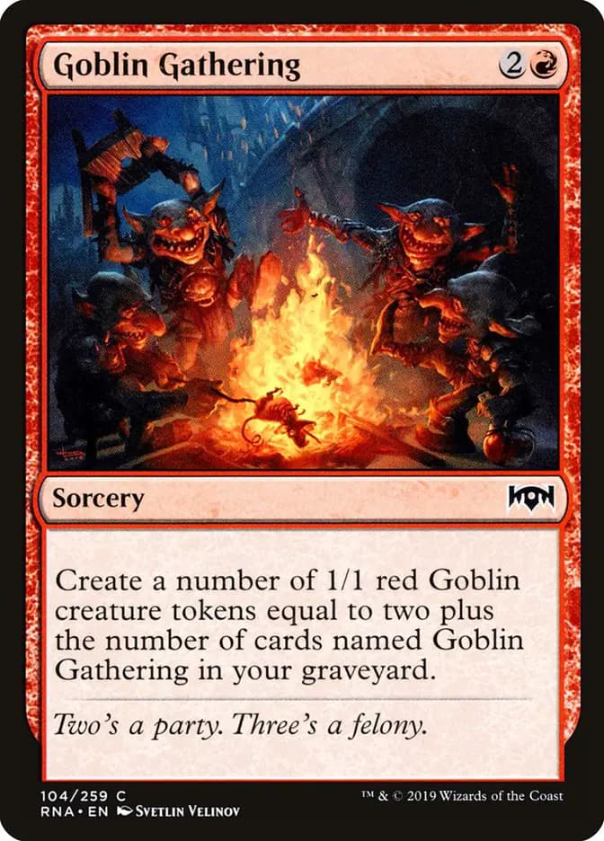 Card image of Goblin Gathering