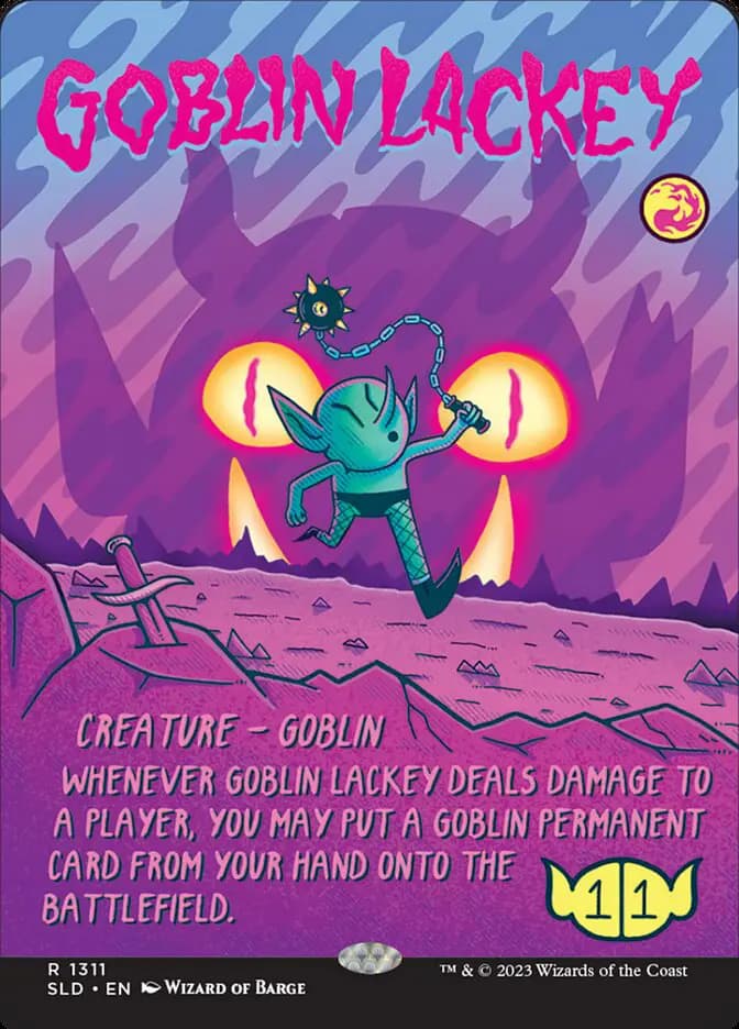 Card image of Goblin Lackey