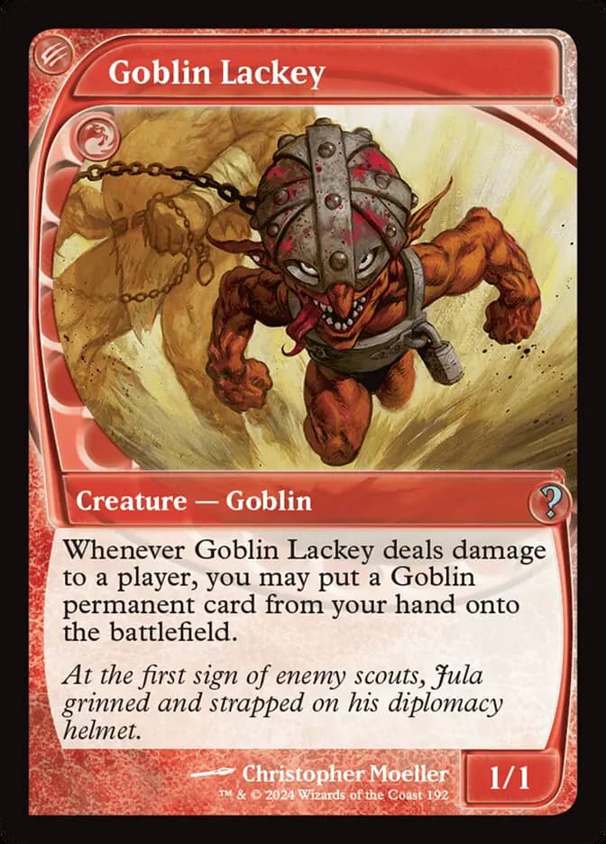 Card image of Goblin Lackey