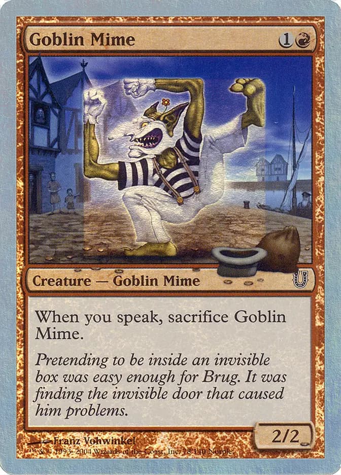 Card image of Goblin Mime