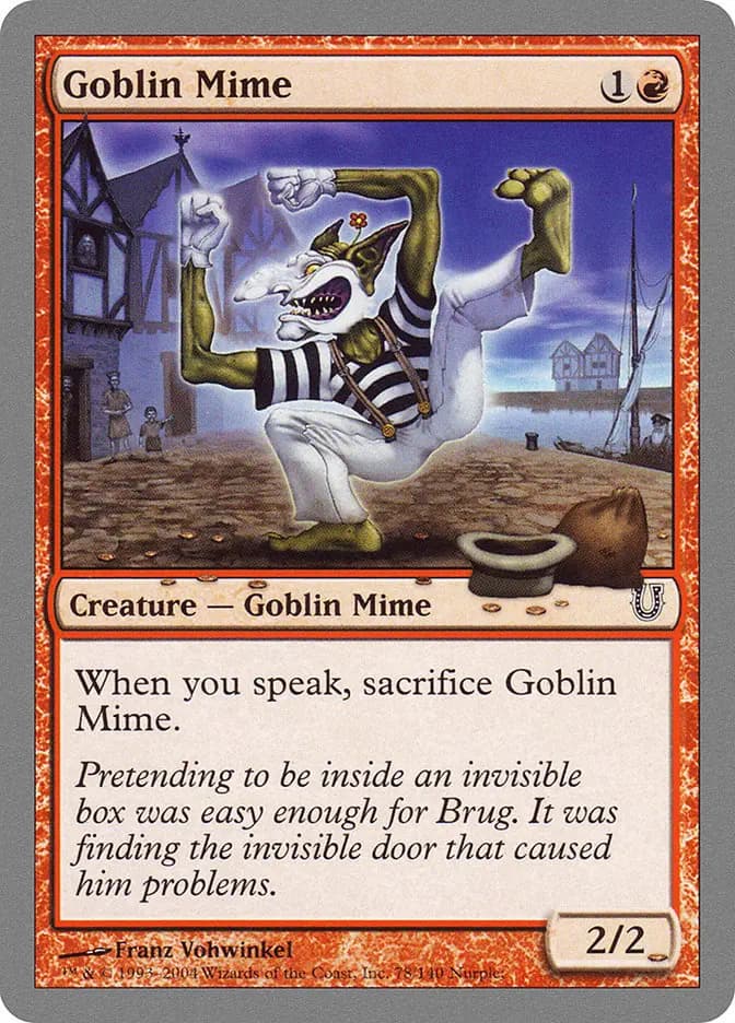 Card image of Goblin Mime