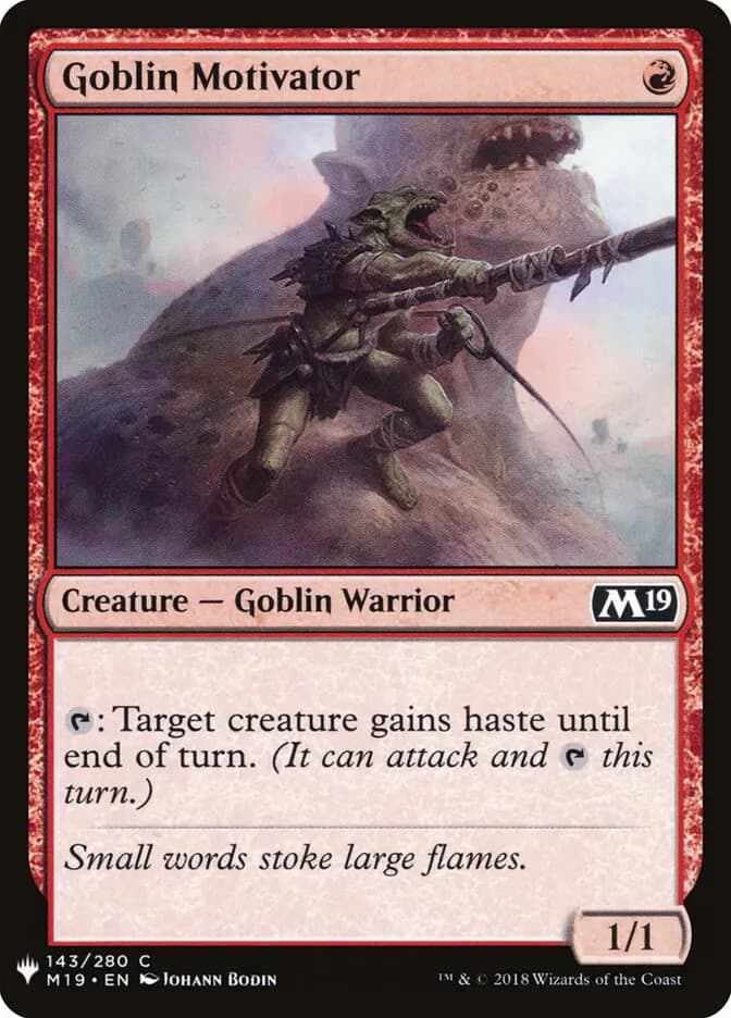 Card image of Goblin Motivator