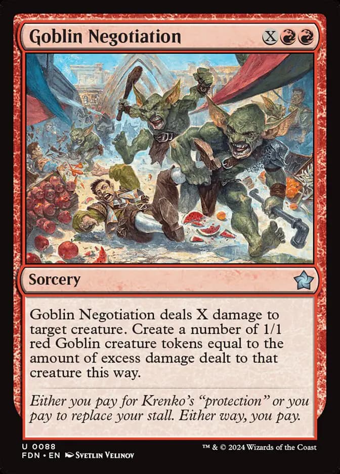 Card image of Goblin Negotiation