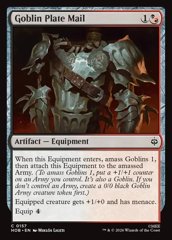 Card image of Goblin Plate Mail