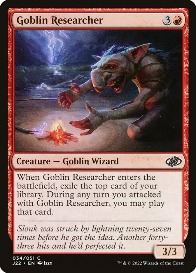 Card image of Goblin Researcher