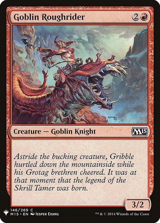 Card image of Goblin Roughrider