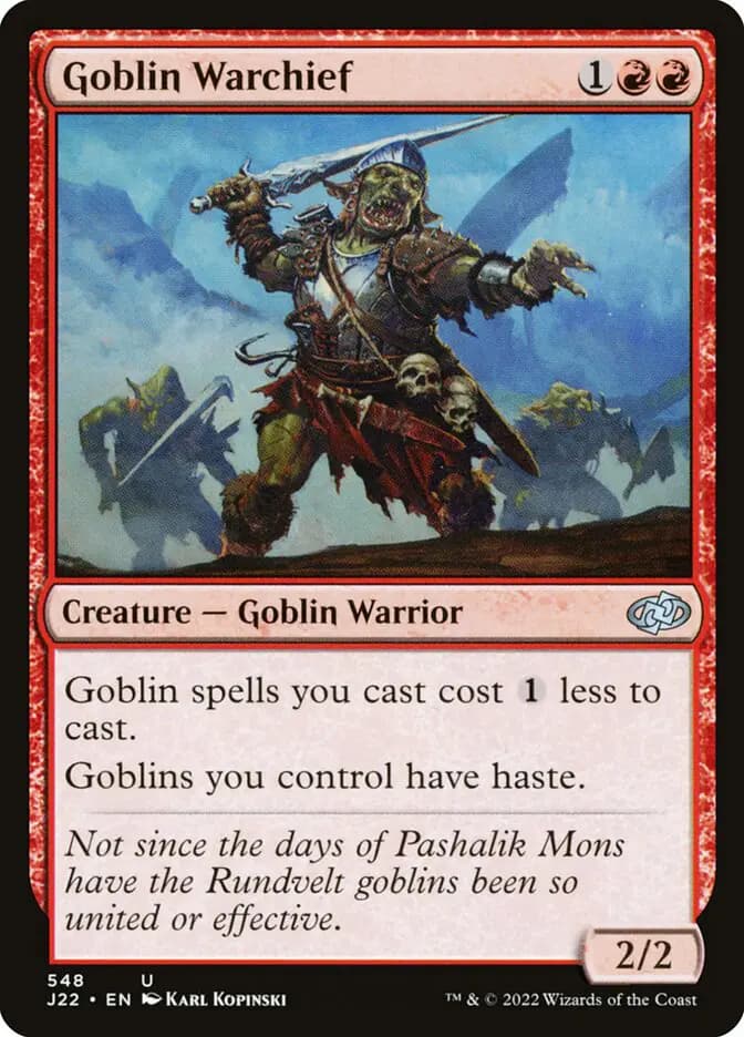 Card image of Goblin Warchief
