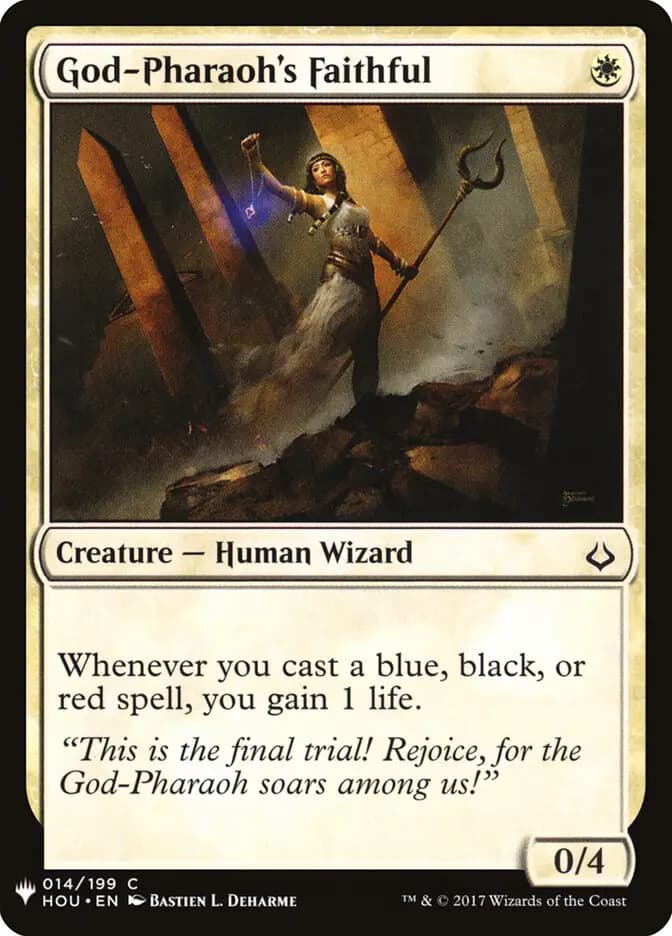 Card image of God-Pharaoh's Faithful