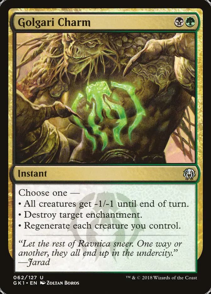 Card image of Golgari Charm