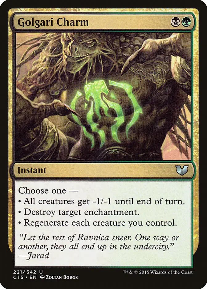 Card image of Golgari Charm