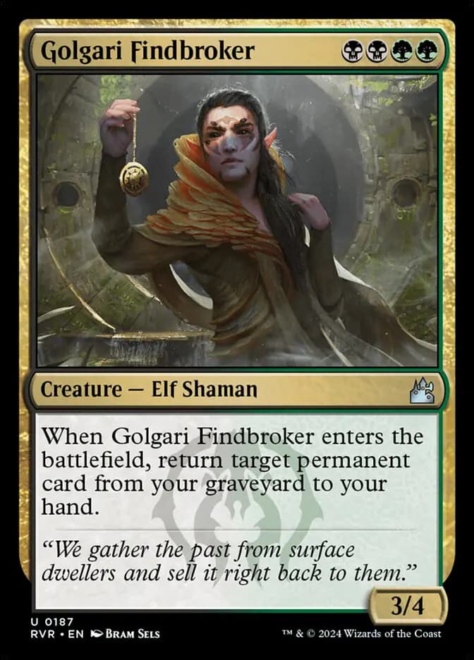 Card image of Golgari Findbroker
