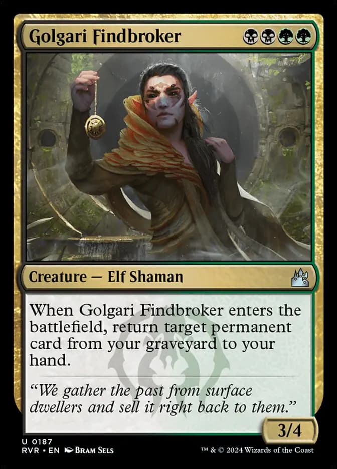 Card image of Golgari Findbroker