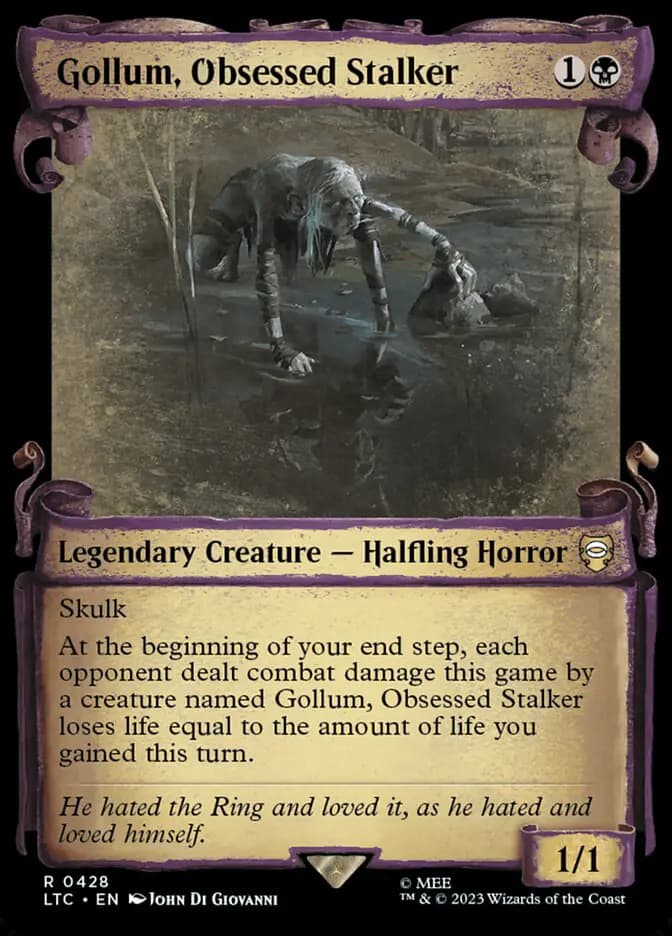 Card image of Gollum, Obsessed Stalker