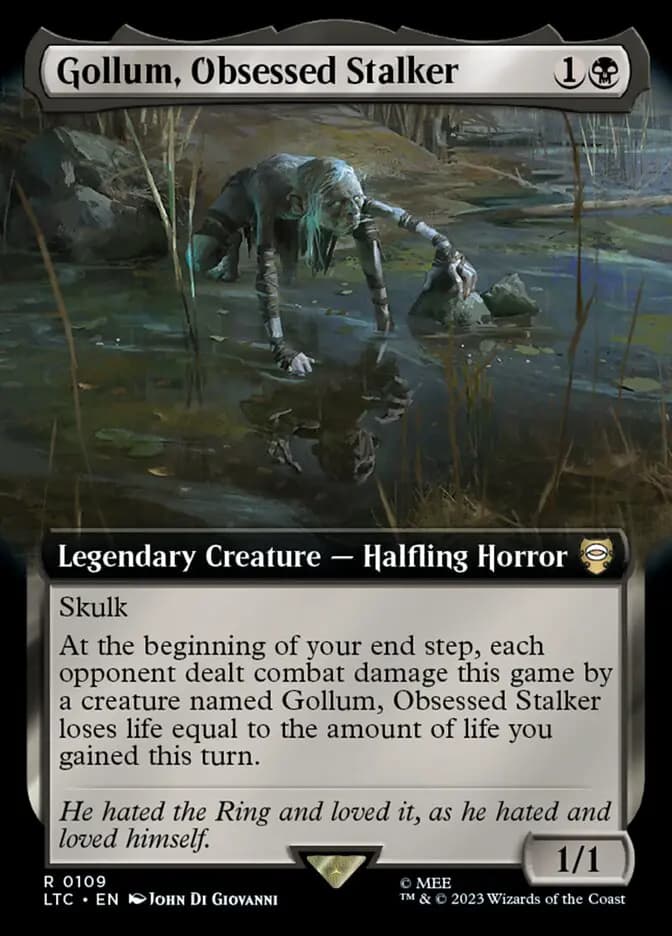 Card image of Gollum, Obsessed Stalker