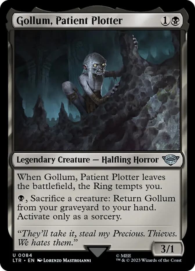 Card image of Gollum, Patient Plotter
