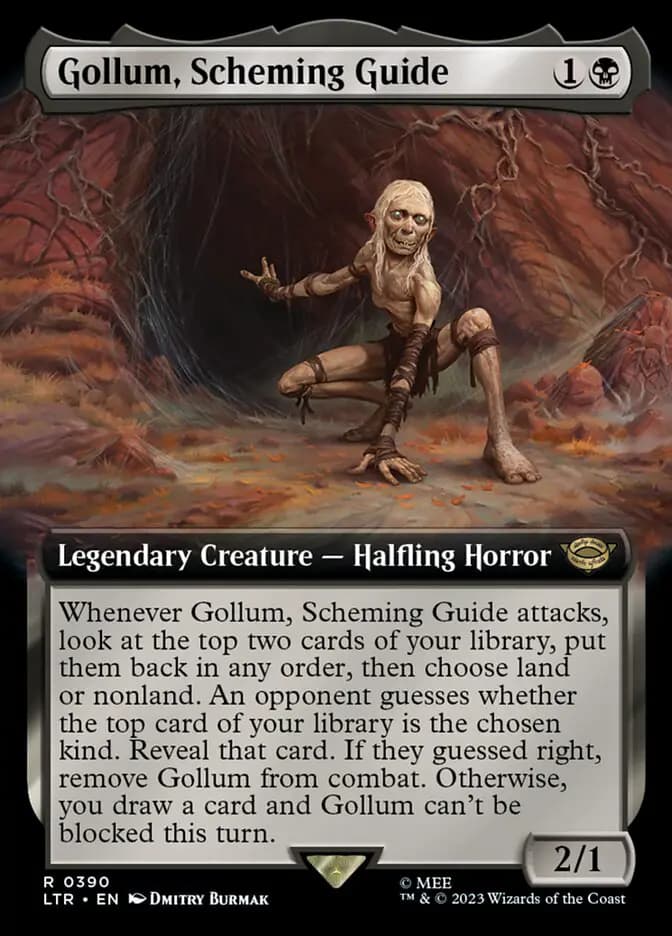 Card image of Gollum, Scheming Guide