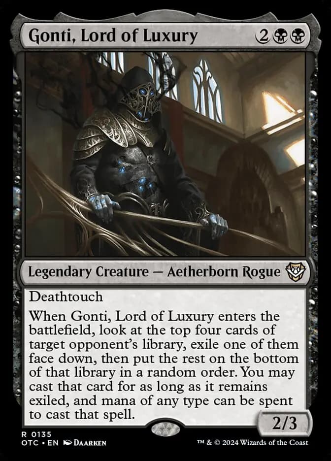 Card image of Gonti, Lord of Luxury