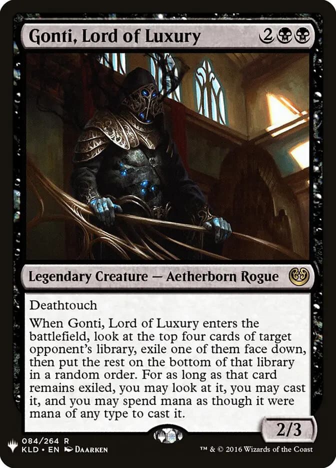 Card image of Gonti, Lord of Luxury