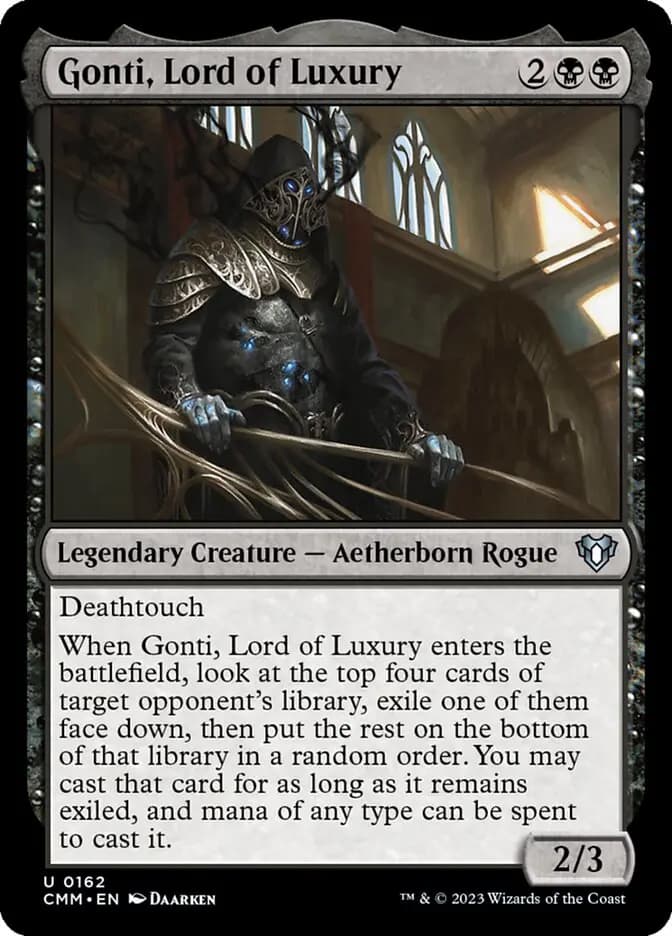 Card image of Gonti, Lord of Luxury