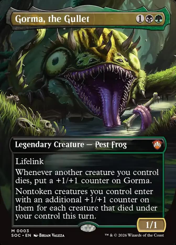 Card image of Gorma, the Gullet