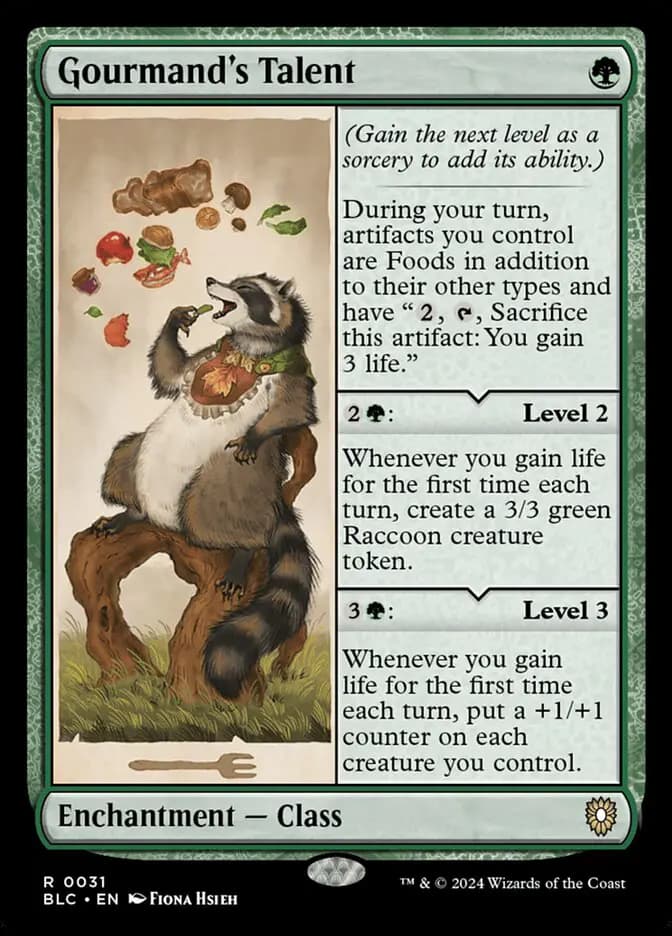 Card image of Gourmand's Talent