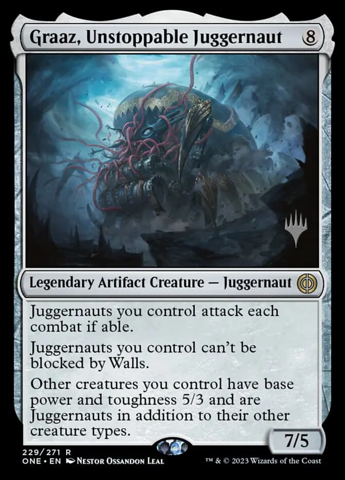 Card image of Graaz, Unstoppable Juggernaut