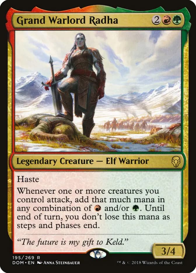 Card image of Grand Warlord Radha