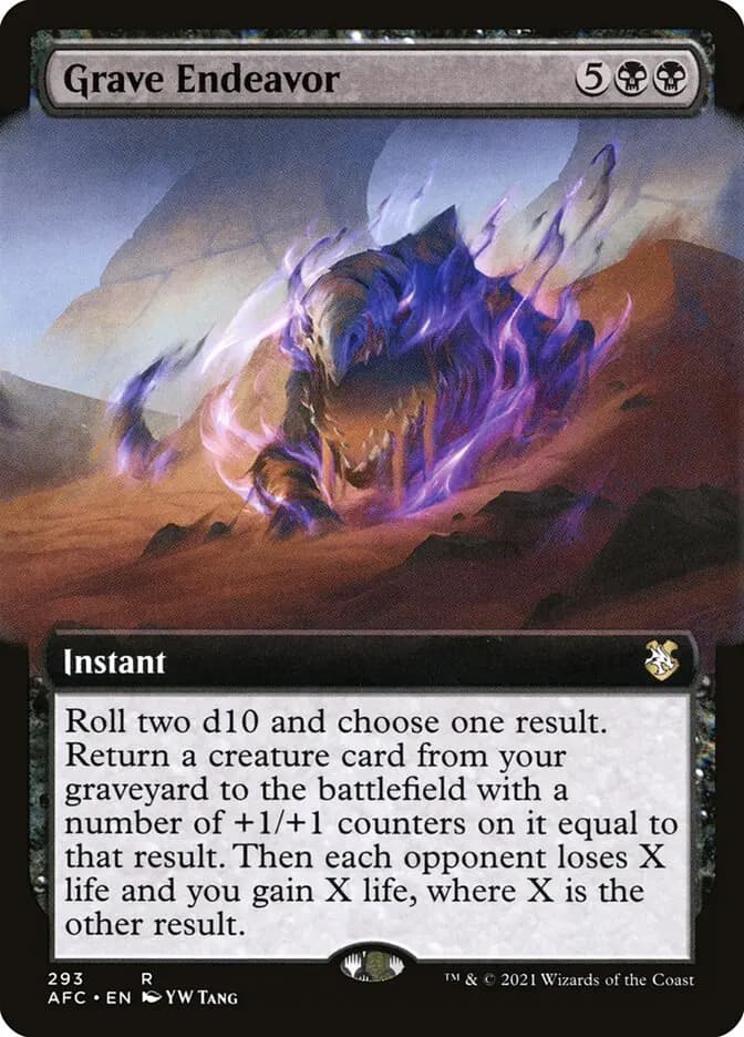 Card image of Grave Endeavor