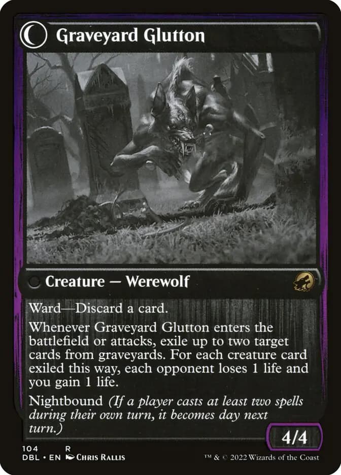 Card image of Graveyard Trespasser / Graveyard Glutton