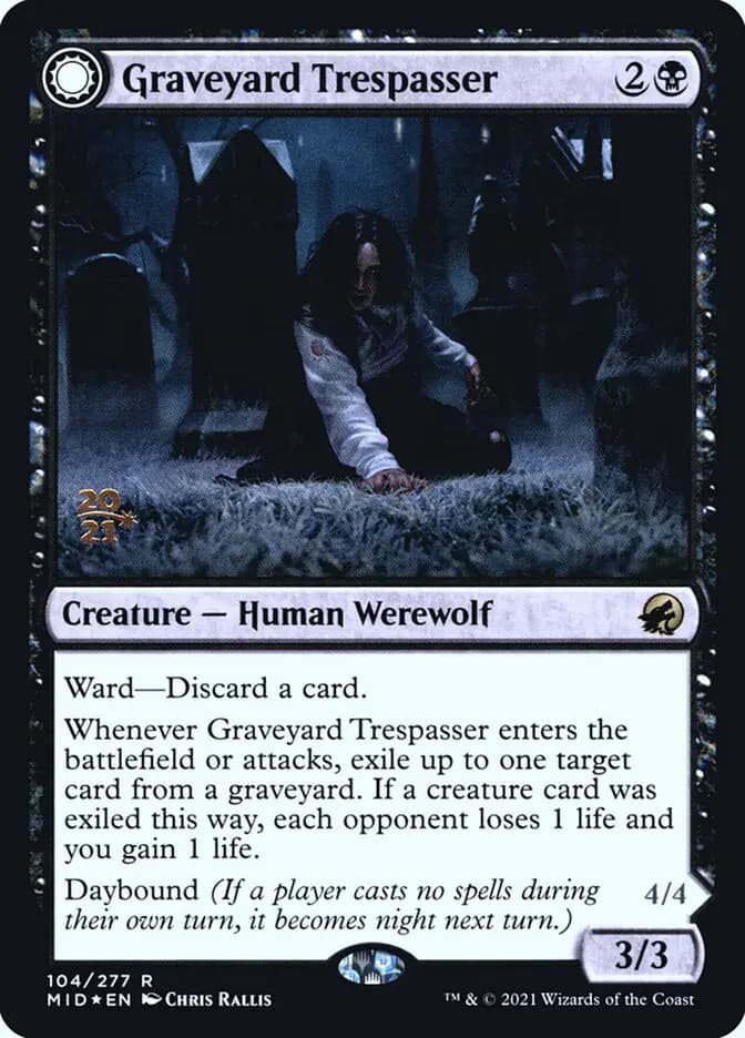 Card image of Graveyard Trespasser / Graveyard Glutton