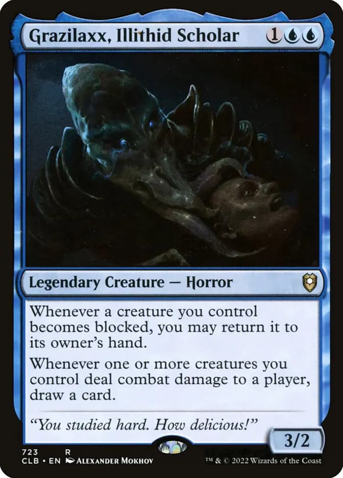 Card image of Grazilaxx, Illithid Scholar