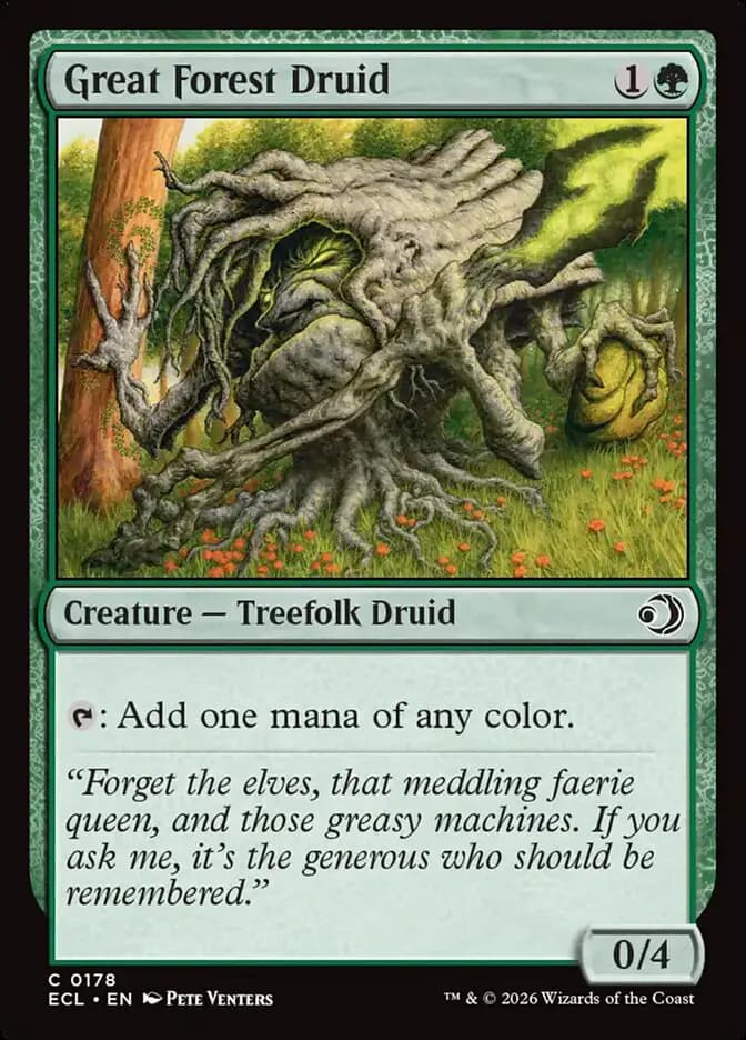 Card image of Great Forest Druid